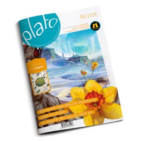 Couverture du magazine de jeu de société Plato