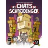 Couvrture de la boîte Les chats de Schrodinger : Un jeu de cartes facile à transporter pour les voyages.