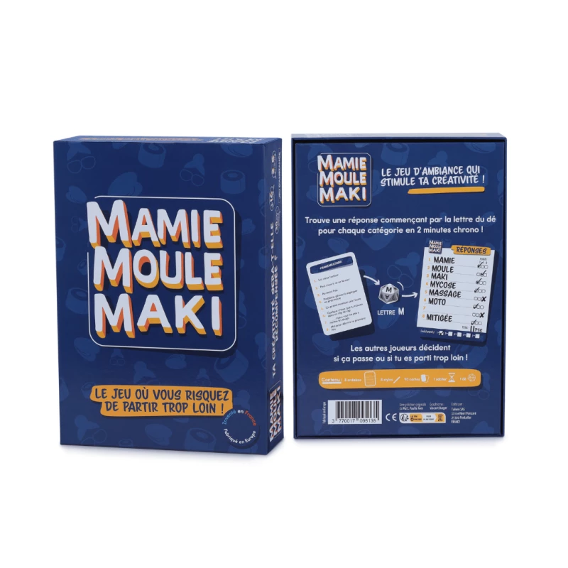 Mamie Moule Maki ,Jeu de société Gigamic
