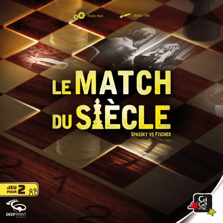 Le Match Du Siècle, couverture du jeu adulte de stratégie