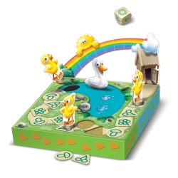 Jouez à Plouf Canard, un jeu pour enfant au matériel en relief !