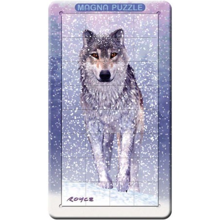 Portrait puzzle 3D ,Loup