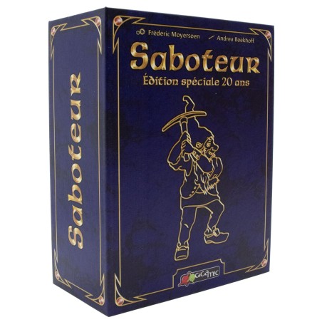 La boîte en édition limité de Saboteur pour sa version anniversaire !