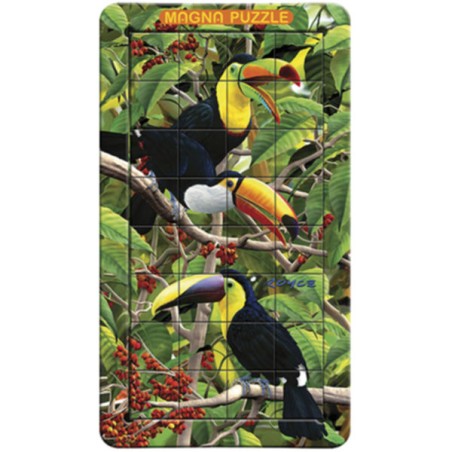 Portrait puzzle 3D ,Toucans