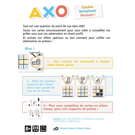 On explique Axo, le jeu de cartes qui reste dans l'axe !