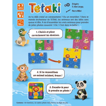 De 4 à 7 ans, jouez à Tetaki, le jeu enfant Gigamic
