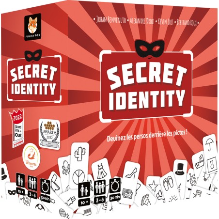 Secret Identity - Boite - Jeu d'ambiance Funnyfox & Gigamic