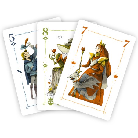 Jouez vos cartes astucieusement pour récolter le moins de points dans ce jeu de pli où les princes sont à éviter !
