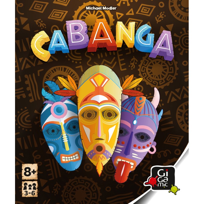 GIGAMIC CABANGA – Gioco Di Carte Strategico Per Feste, Da 3 A 6 Giocatori, Dagli 8 Anni In Su, Partite Rapide E Divertenti
