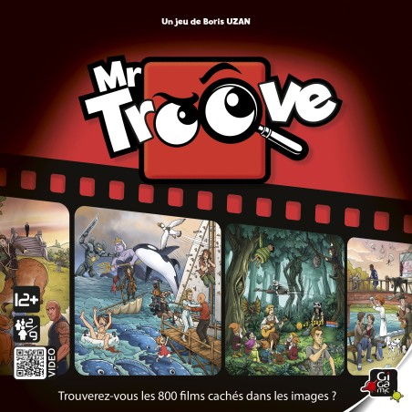 L’illustration la couverture de la boîte, mettant en scène des personnages de films et de séries.
