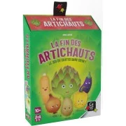Boîte de jeu La Fin des Artichauts, prête pour une nouvelle partie