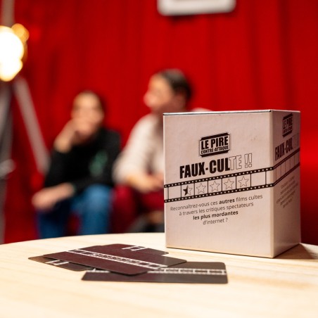 Faux-Culte : Le Pire Contre-Attaque, boîte du jeu de société cinéma