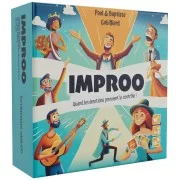 Boîte d’Improo, le jeu d’improvisation déjanté aux émotions variées.