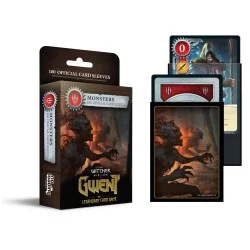 100 protèges-cartes format 65x90mm, Motif faction Monstres
