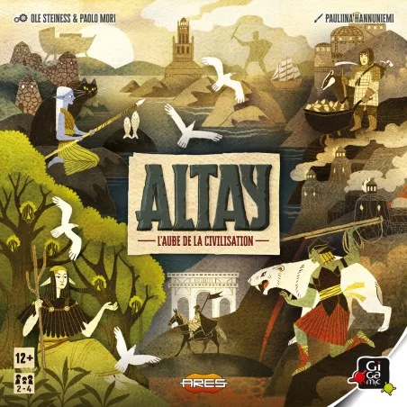 Couverture d'Altay, le jeu de deckbuilding stratégique