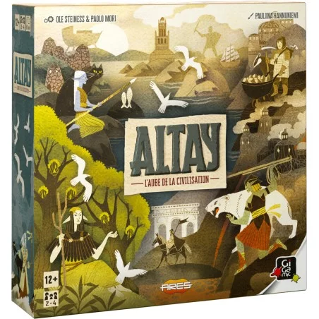 Altay, boîte du jeu de deckbuilding stratégique