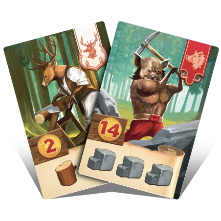 Zoom sur les cartes artisans de Kingdom Crossing.