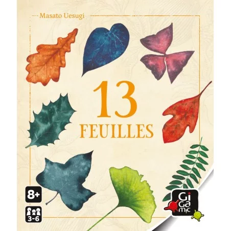 Face avant de la boîte 13 Feuilles, jeu de pli tactique.