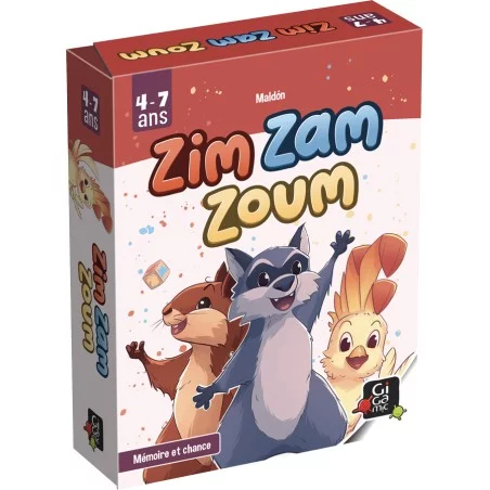 Boîte de Zim Zam Zoum, jeu de mémoire et de prise de risque dès 4 ans