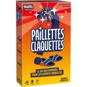 Boîte de Paillettes Claquettes, jeu d’ambiance et de déduction en équipe.