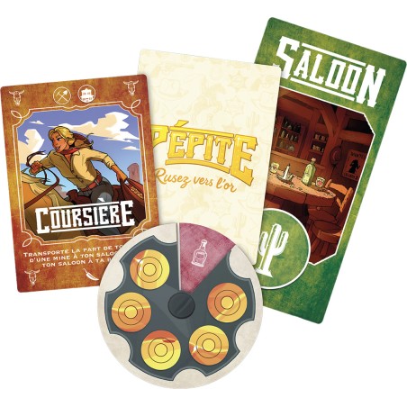 Zoom sur les cartes Personnage et les lieux de Pépite.