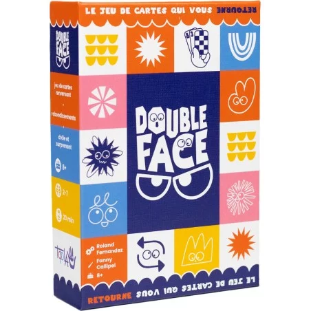 Boîte de Double Face, jeu de plis avec retournements et cartes Action.