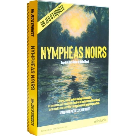 Boîte de Nymphéas Noirs, L’Enquête, jeu inspiré du roman de Michel Bussi