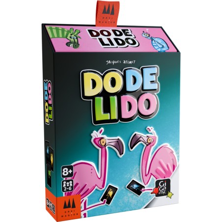 Boîte de Dodelido, jeu de cartes rapide et plein de fous rires.