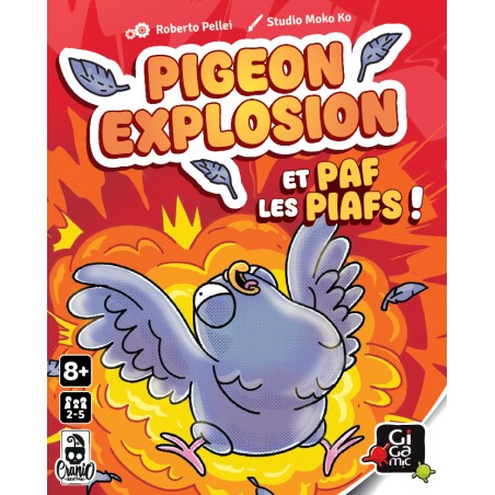 Couverture du jeu de cartes Pigeon Explosion