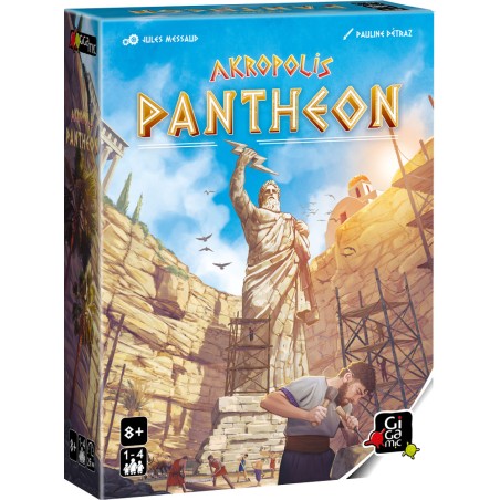 Boîte 3D Akropolis Pantheon, extension coopérative jeu de société Gigamic