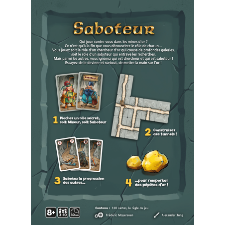 Allez-vous déjouer les saboteurs ou tromper vos adversaires ?