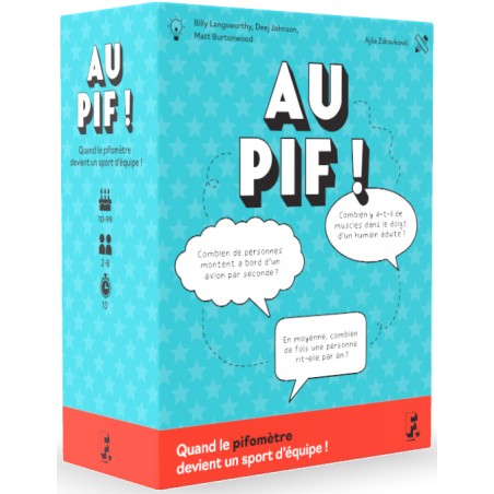 Au Pif ! le jeu coop où il faudra jouer au pifomètre Au Pif ! le jeu coop où il faudra jouer au pifomètre
