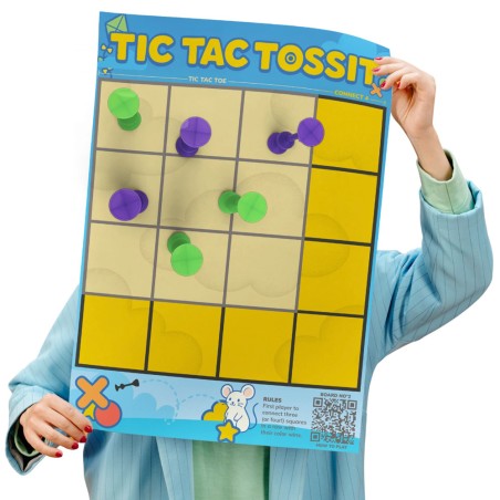 Morpion ou Puissance 4 à jouer avec Tossit et le Tic Tac Tossit