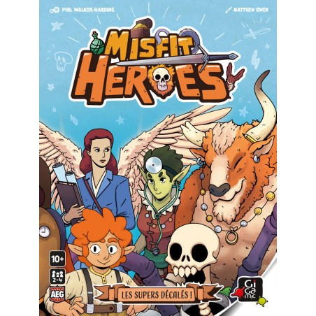 Couverture du jeu de cartes Misfit Heroes