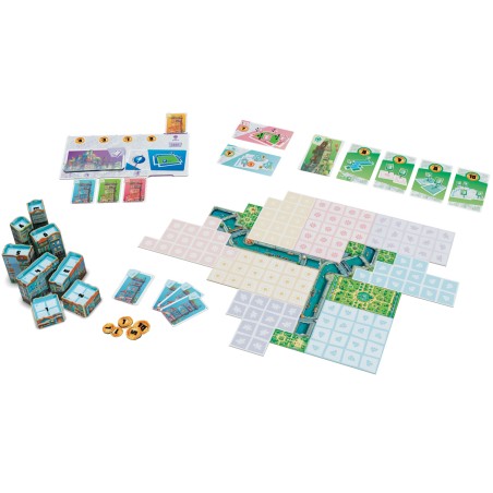 Contenu du jeu Bella Vista avec du matériel en 3D