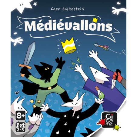 Couverture de Médiévallons, un jeu de cartes plein d’interactions