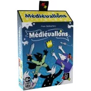 Boîte de Mediévallons, le jeu de cartes bourré de coups fourrés