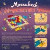 Dos de boîte et explication du jeu de société Marrakech