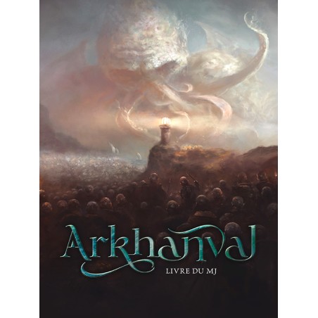 Couverture du guide du MJ pour le jeu de rôle Arkhanval