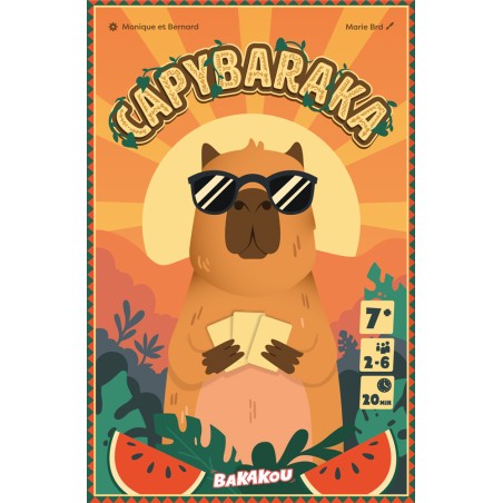Couverture de Capybaraka, le jeu de Cartes avec des capybara !