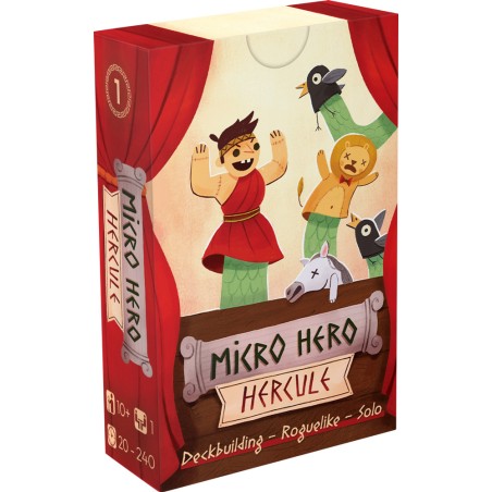 Boîte du jeu solo Micro Hero Hercule