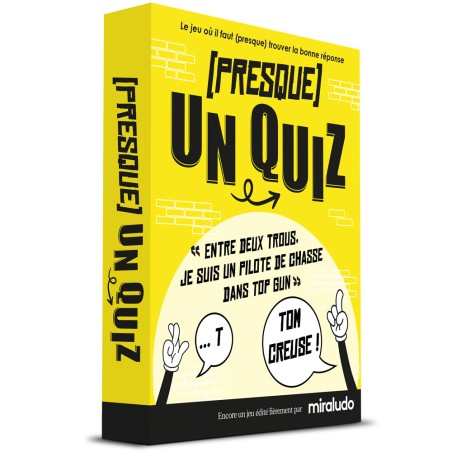 Boîte du jeu de société Presque Un Quiz