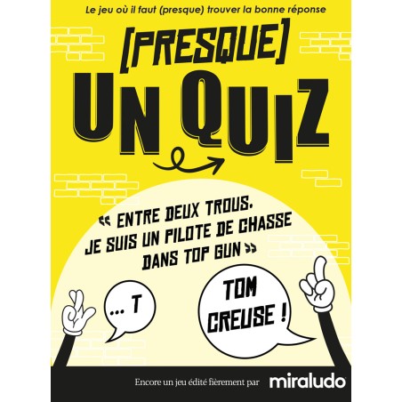 Couverture du jeu d'ambiance Presque Un Quiz