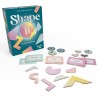Matériel de Shape It, un jeu de communication par les formes géométriques