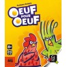 Boîte de Œuf pour Œuf vue de face, avec un design coloré et ludique mettant en avant l’ambiance du jeu