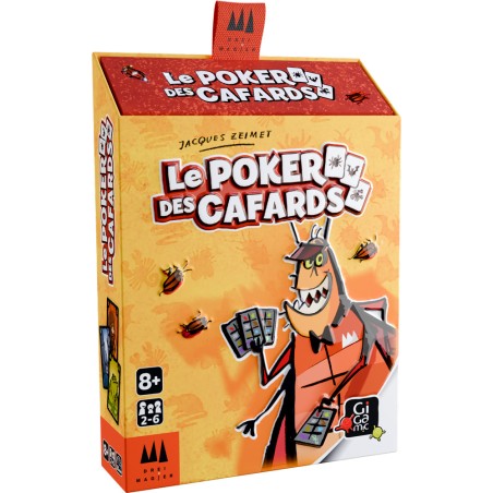 Boîte biseau du jeu Le Poker des Cafards