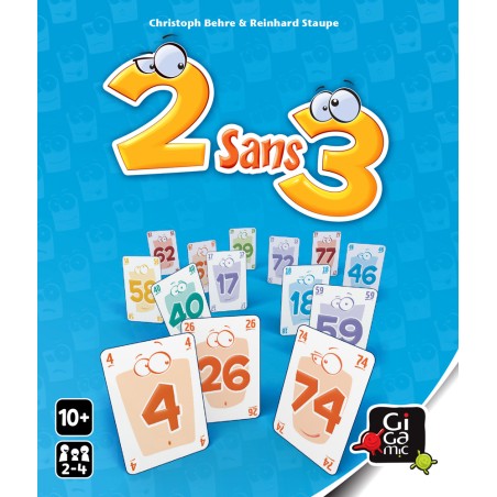 couverture du jeu de carte 2 sans 3