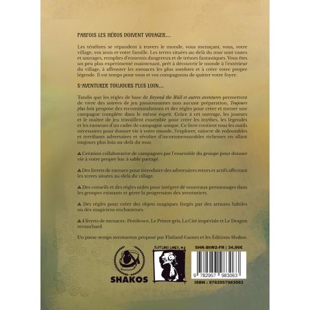 Dos et explication du jdr Beyond The Wall - Toujours Plus Loin