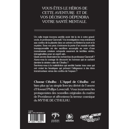 Dos de Choose Cthulhu 1 - L'Appel de Cthulhu, synopsis et explication