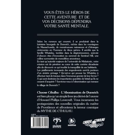 Choose Cthulhu 5 - L'Abomination de Dunwich